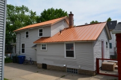 Standing Seam Roofing in Copper Penny