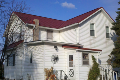 Oxford Metal Roofing Shingle in Terra Red