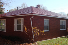 Oxford Metal Roofing Shingle in Terra Red