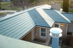 Oxford Metal Roofing Shingle in Forest Green