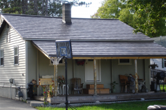 Oxford Metal Roofing Shingle in Mustang Brown