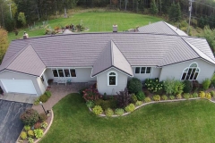 Oxford Metal Roofing Shingle in Mustang Brown