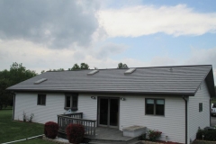 Oxford Metal Roofing Shingle in Mustang Brown