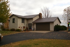 Oxford Metal Roofing Shingle in Mustang Brown