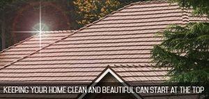 clean metal roofing