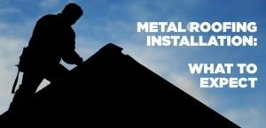 metal roof installation